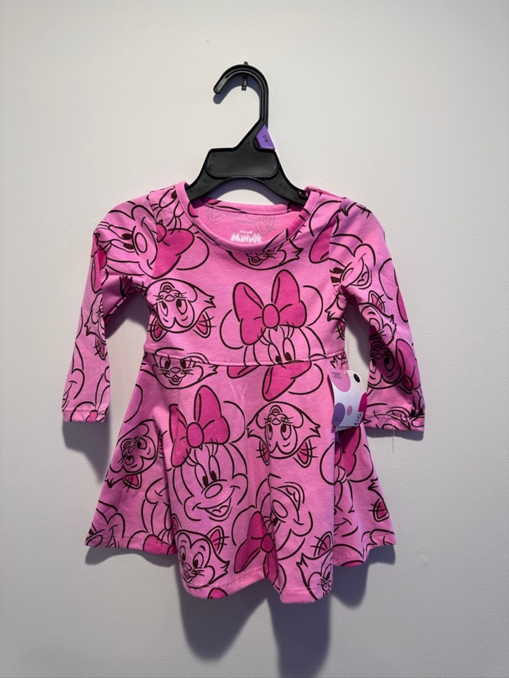 Disney Pink Minnie Mouse Graphic Skater Dress